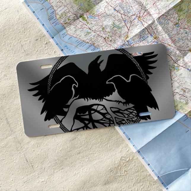 Rock & Roll License Custom Drummer License Plate (In Situ)