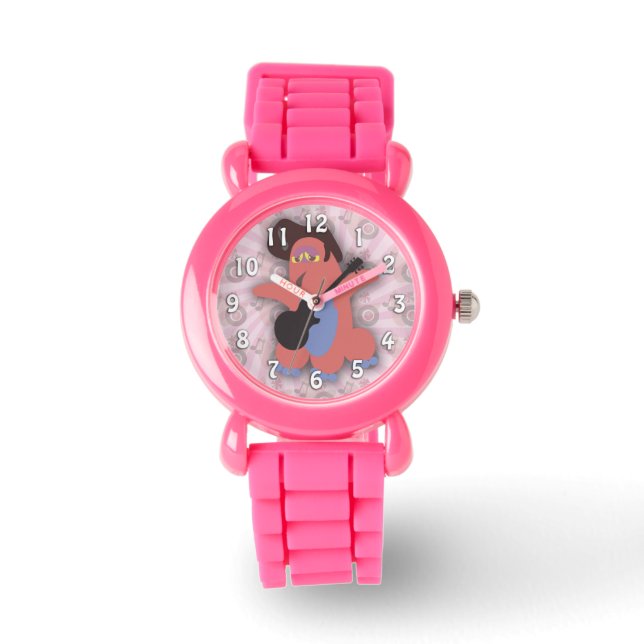 Rock Roll Monster Cute Cartoon Character Art Watch (Front)