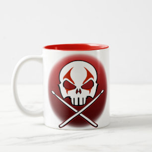 Rock & Roll Mug Cup Heavy Metal Drummer Cups Gifts