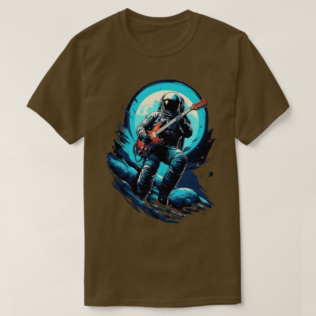 Rock Roll Music Concert Festival Astronaut Space G T-Shirt (Design Front)