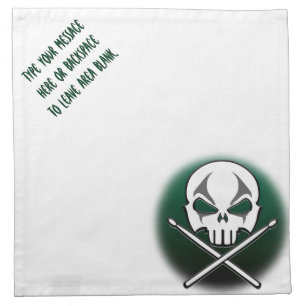 Rock & Roll Napkins Personalized Musician Napkins