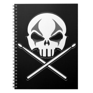 Rock & Roll Notebook Metal Drummer Journal Book