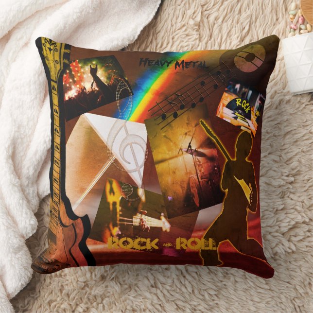 Rock & Roll Pillow (Blanket)
