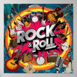 Rock & Roll Poster