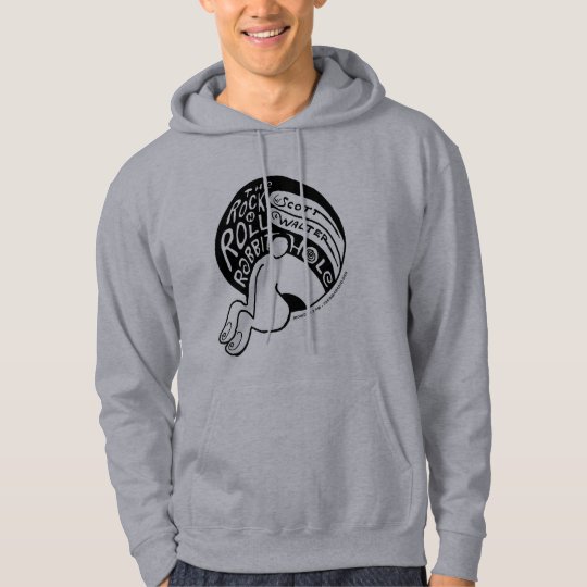 Rock Roll Rabbit Hole Logo Hoodie Zazzle Com