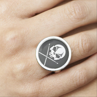 Rock & Roll Ring Heavy Metal Drummer Ring Jewelry