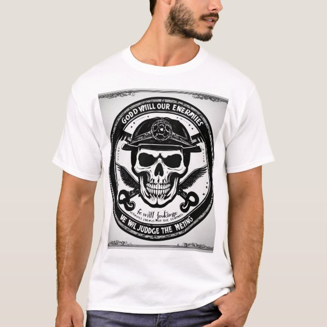 Rock & Roll Skull Shades Tee (Front)