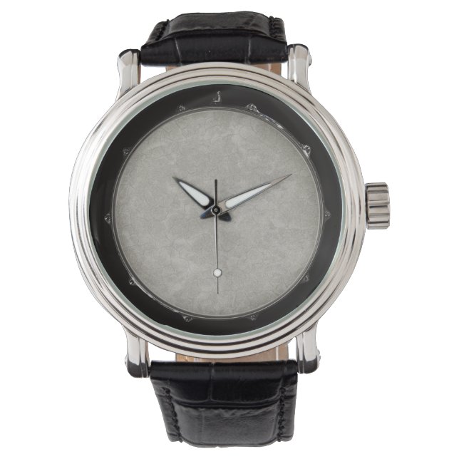 Rock & Roll Snare Drum Heavy Metal Drummer Music Watch (Front)