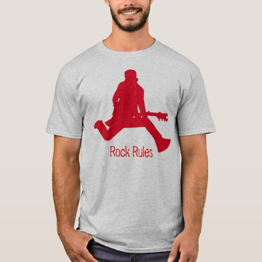 ROCK RULES FASHION TEES - BEST T-SHIRTS - GIFTS | Zazzle