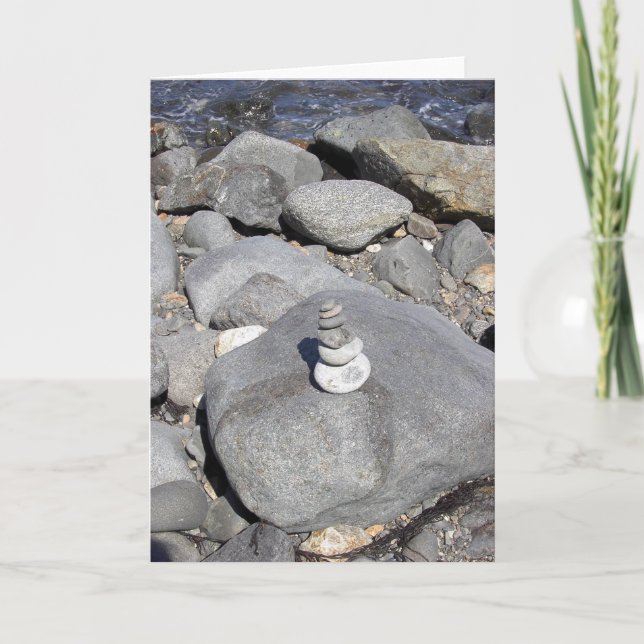 Rock Sculpture Card (Front)
