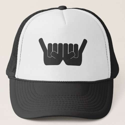 Rock Sign Double Trucker Hat