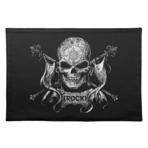 Rock Skull Placemat