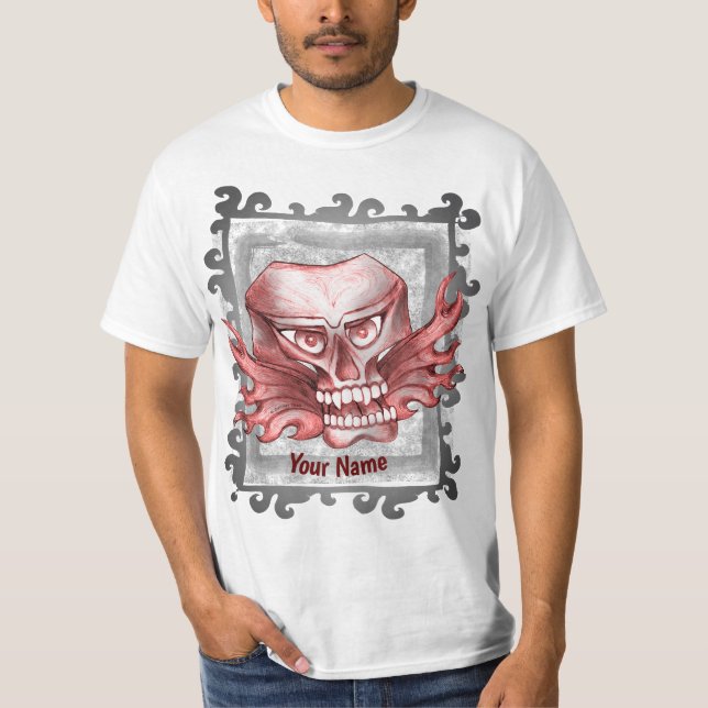 Rock Skull  T-Shirt (Front)