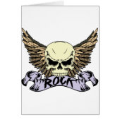 Rock Skull with Wings (Front)