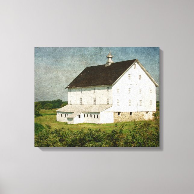 Rock Solid Barn Canvas Print (Front)
