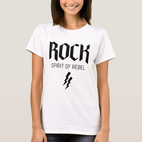 Rock Spirit of Rebel T_Shirt