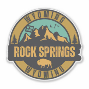 Rock Springs, Wyoming Sticker