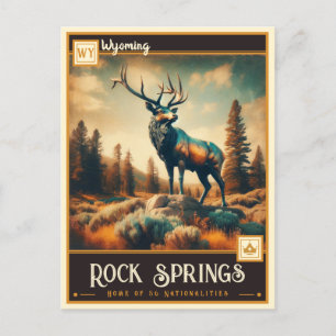 Rock Springs, Wyoming Vintage Postcard
