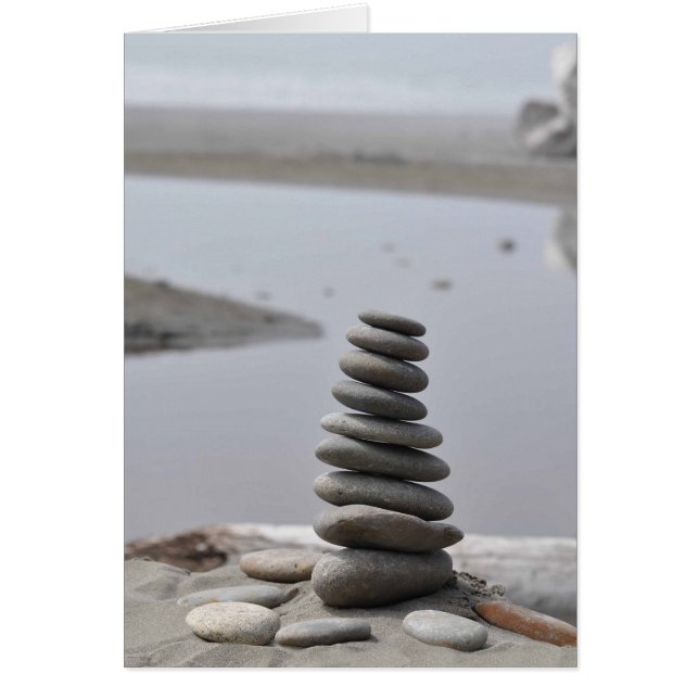 Rock Stacking or Cairn Cards (Front)