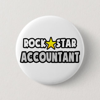 Rock Star Accountant Pinback Button