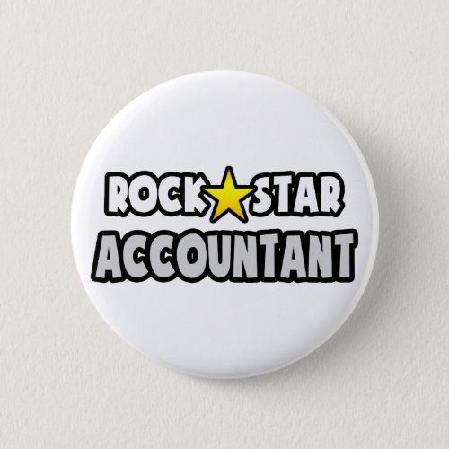 Rock Star Accountant Pinback Button