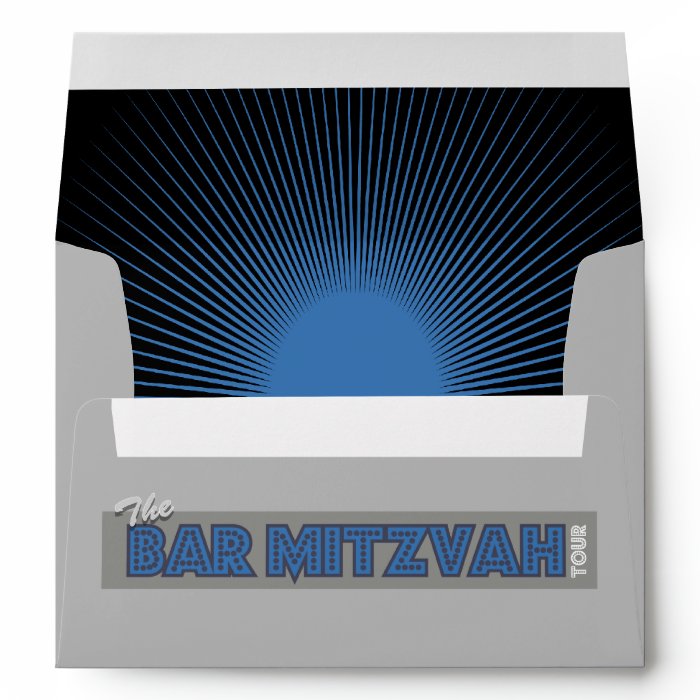Coordinate your invitations for the Rock Star Bar Mitzvah with this