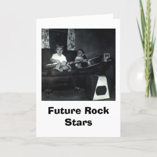 Rock Star Birthday Card