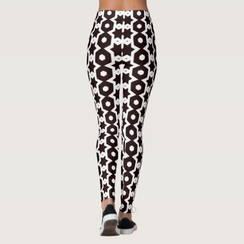 Rock Star Black  White XS_XL_Leggings Leggings