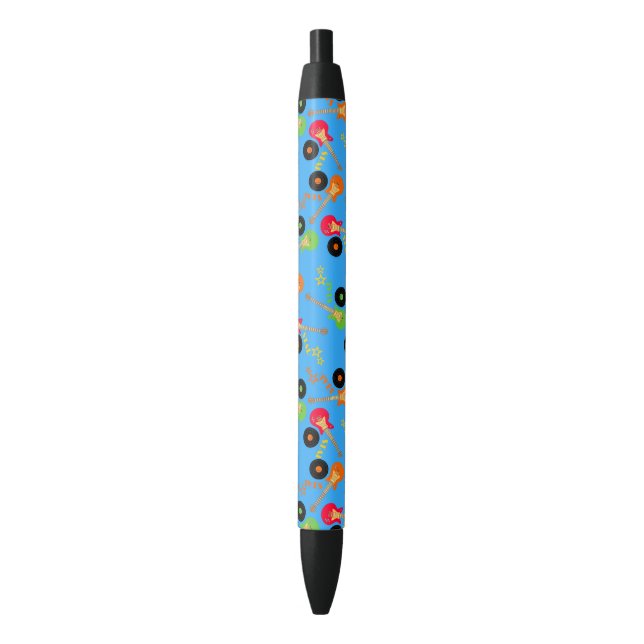 Rock Star Boy birthday party Pen (Front Vertical)