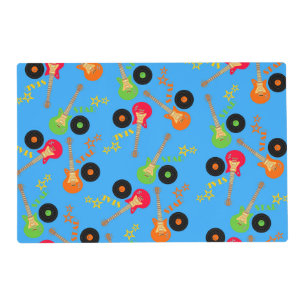 Rock Star Boy birthday party Placemat