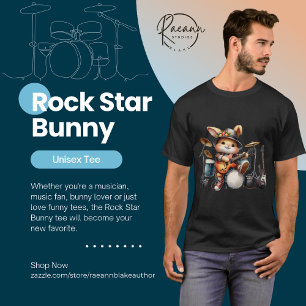 Rock Star Bunny Unisex T-Shirt