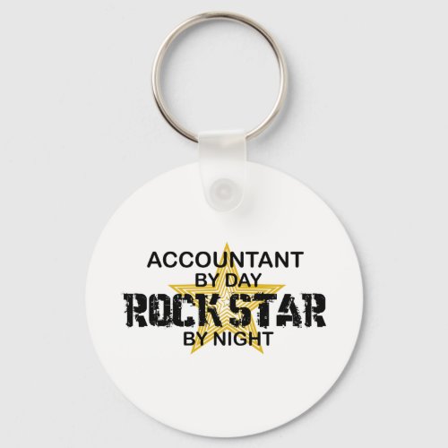 Rock Star by Night _ Accountant Keychain