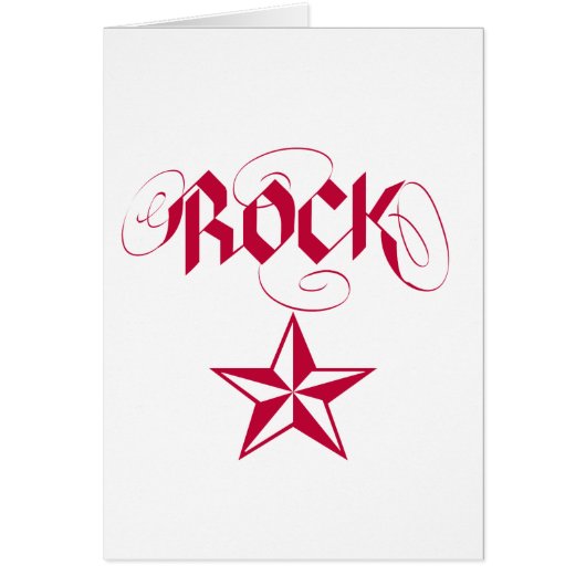 Rock Star Cards (Front)
