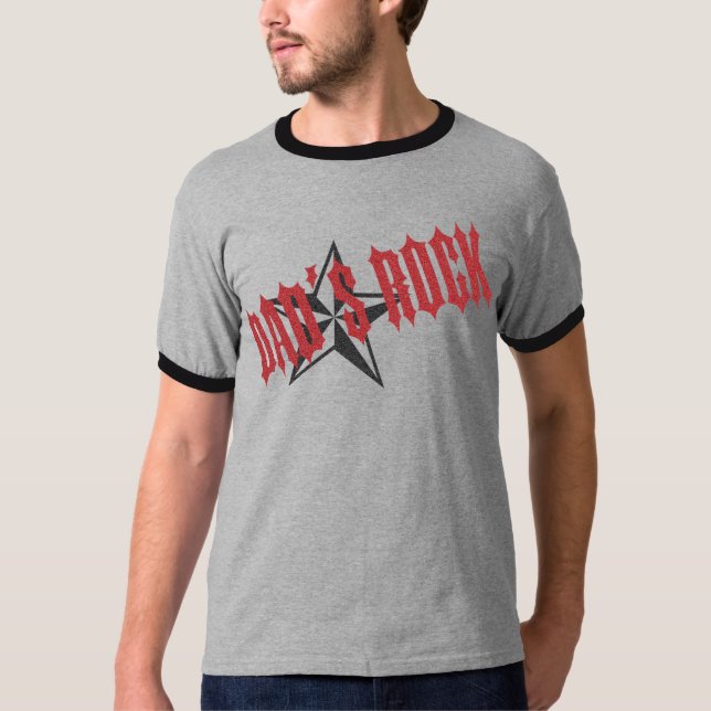 Rock Star Dad ~ Father's Day T-Shirt (Front)