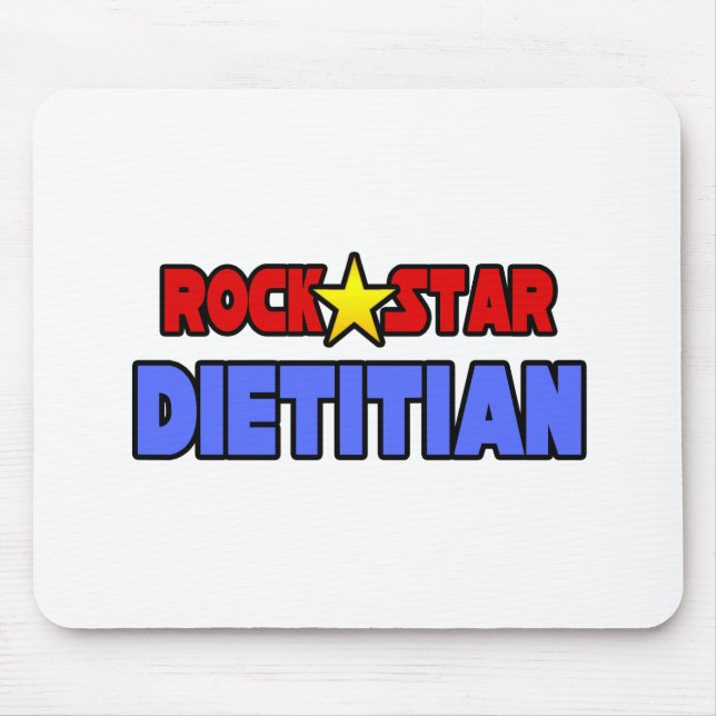 Rock Star Dietitian Mouse Pad (Front)