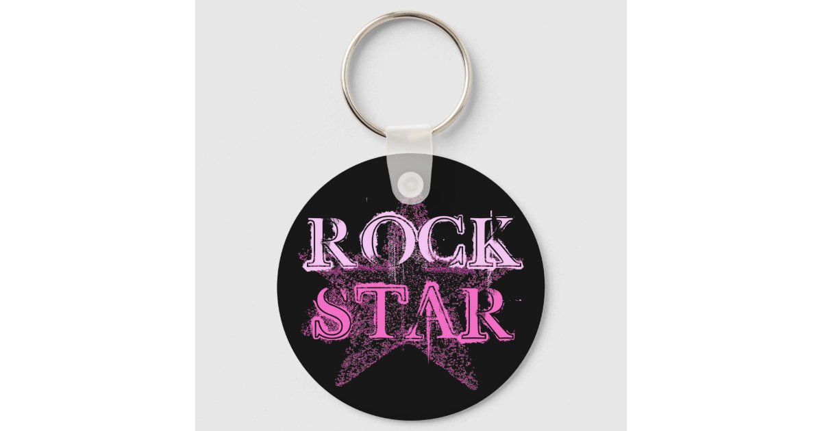 ROCK STAR Diva Keychain Zazzle
