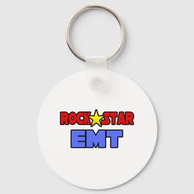 Rock Star EMT Keychain (Front)