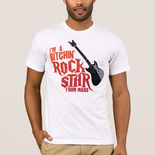 Rock Star from Mars T-Shirt (Front)