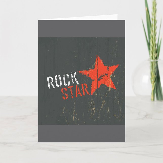 Rock Star Greeting Cards (Creator Uploaded)