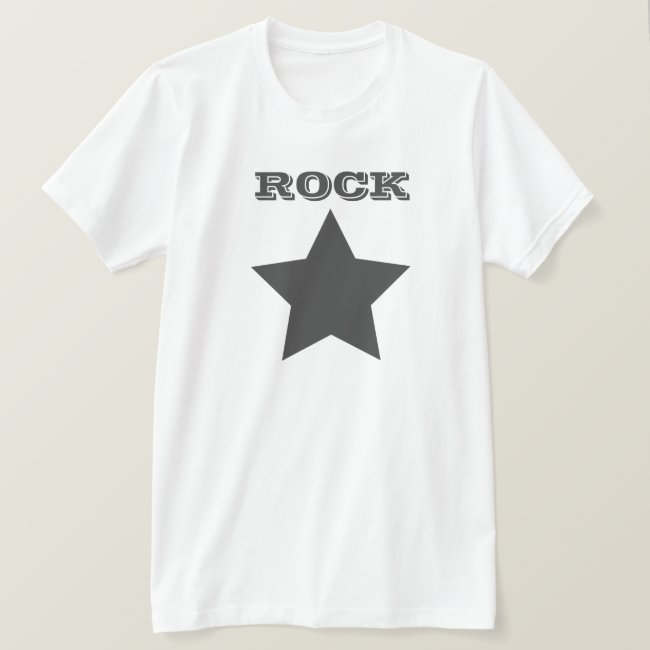 ROCK STAR | Grey Star T-Shirt