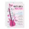 Rock Star, Guitar Hero, Birthday Party Invitations