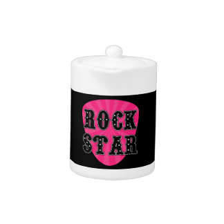 Rock Star Guitar Pick Teapot