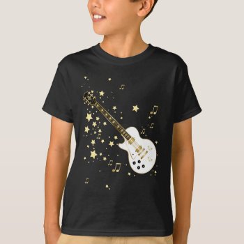 Rock Star Guitar T-shirt by eatlovepray at Zazzle