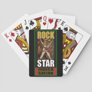 ROCK STAR INDICA SATIVA POKER CARDS