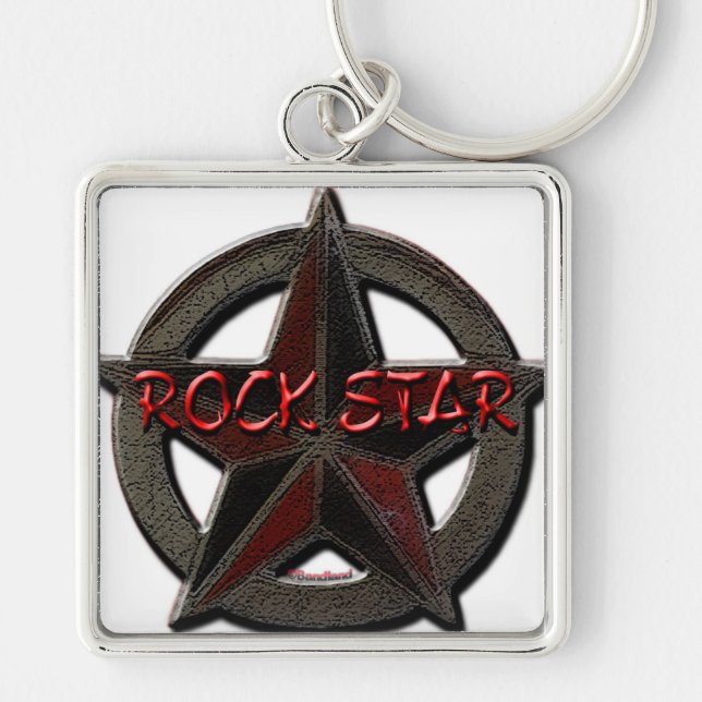 Rock Star Keychain (Front)