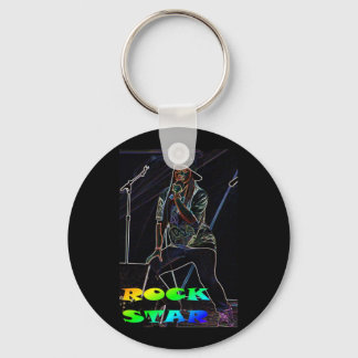 Rock Star Keychain
