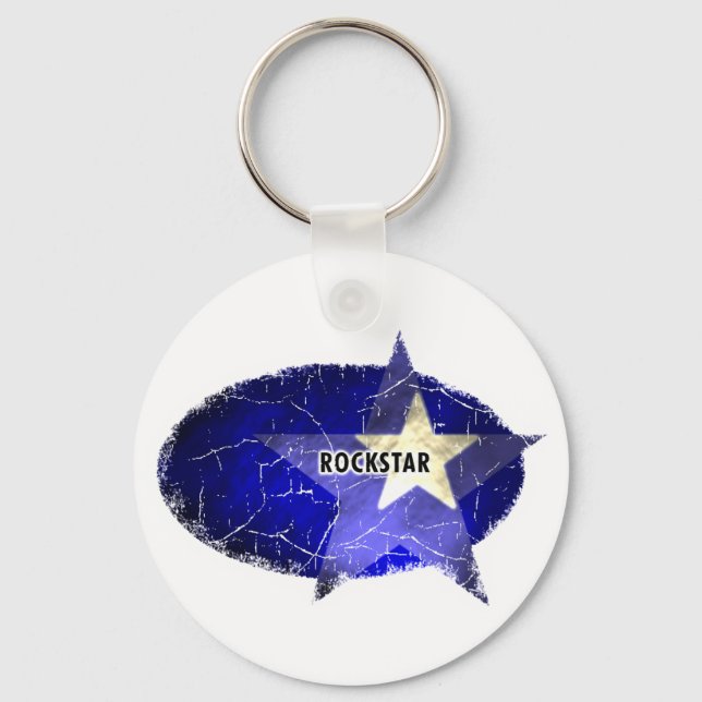 Rock Star Keychain (Front)