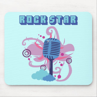Rock Star Microphone Mouse Pad