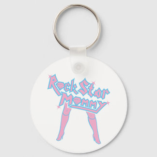Rock Star Mommy Keychain