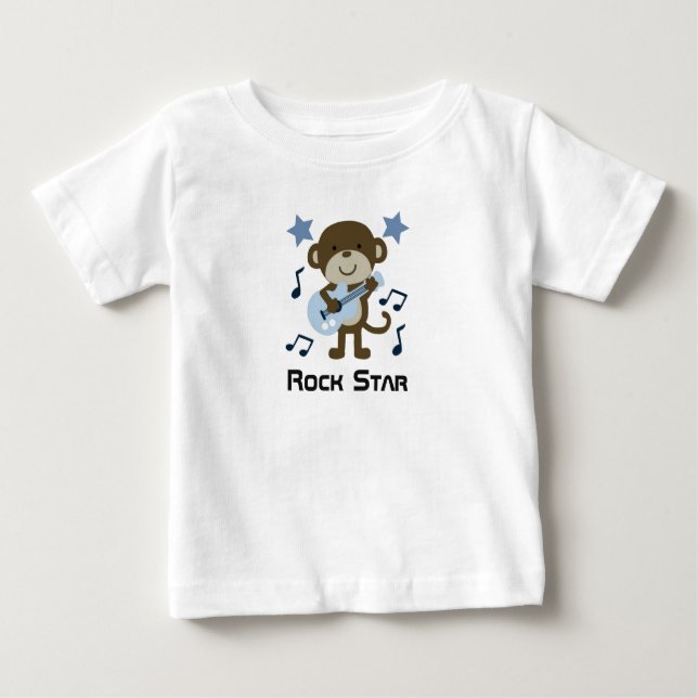 ROCK STAR MONKEY BABY T-Shirt (Front)
